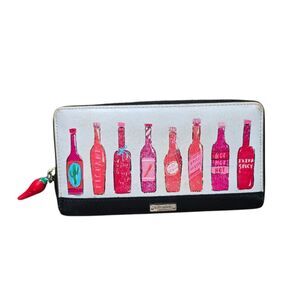 Kate Spade Haute Stuff Collection Chilli Peppers Wallet w/ Chili Pepper Zipper